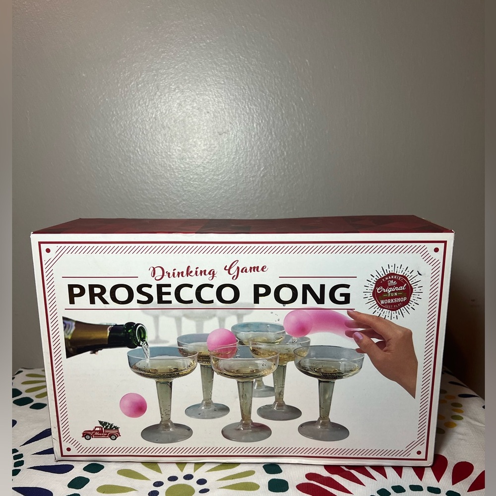 Prosecco Pong Drinking Game /Adults Fun Party Game
